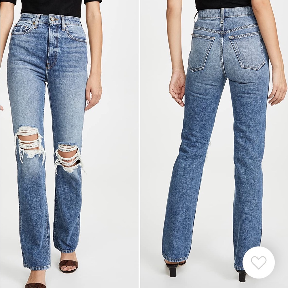 Khaite Danielle Hi-Rise Stovepipe Jeans